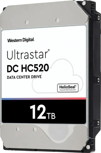 Жесткий диск WD Ultrastar DC HC520 HUH721212AL4204, 12ТБ, HDD, SAS 3.0, 3.5"